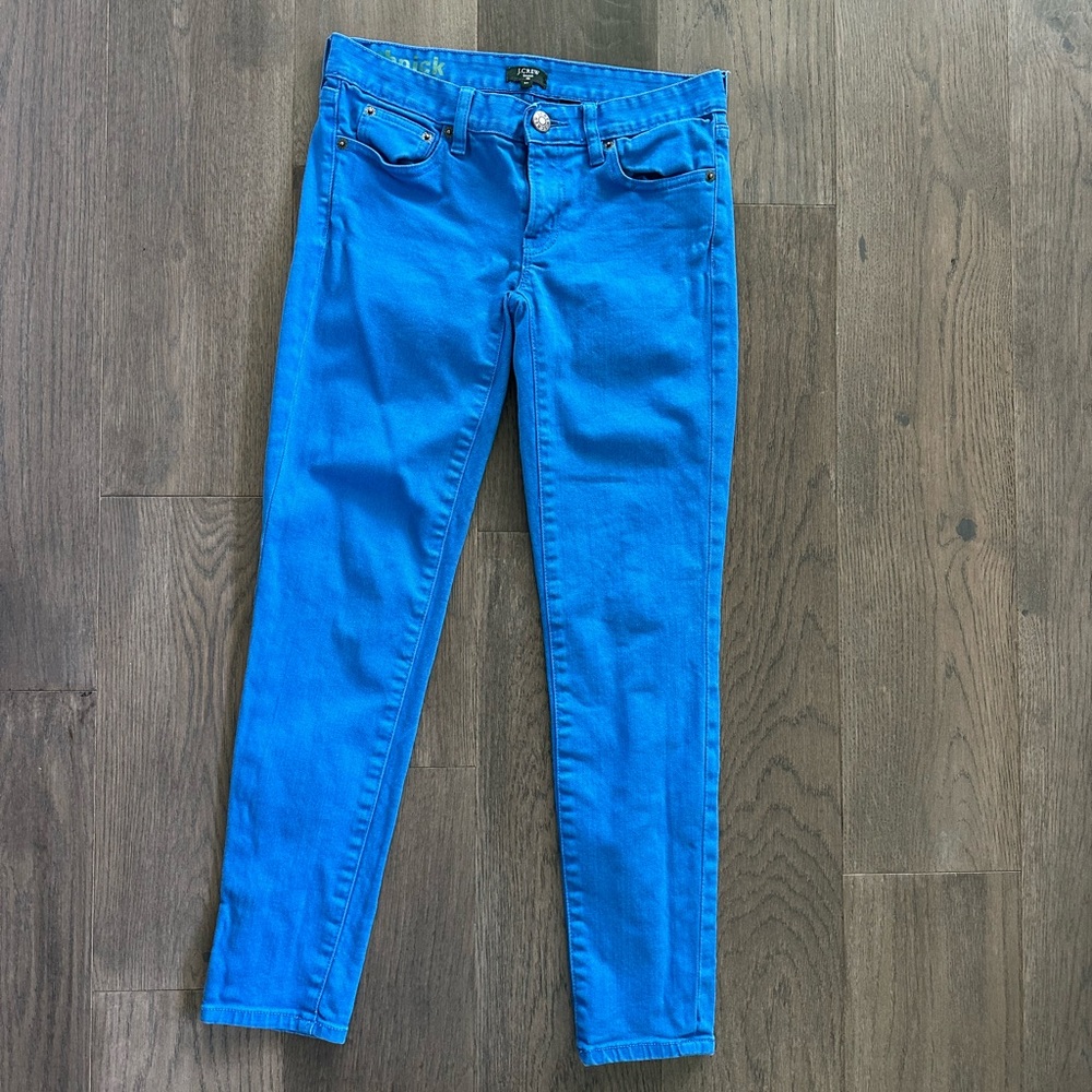 J. Crew Blue Skinny Jeans